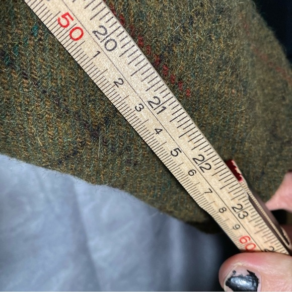 VTG Woolrich Green Plaid 16613 Men's Wool Quilted Lined Full Zip Outdoor Jacket - Picture 6 of 10